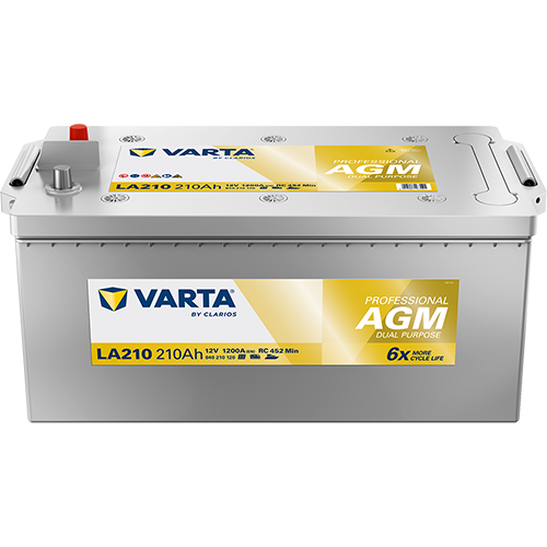 Batería Varta LA210 Professional Dual Purpose AGM 12 V 210 Ah