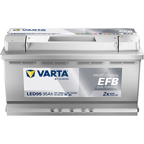 Batería Varta LED95 Professional Dual Purpose 12 V 95 Ah
