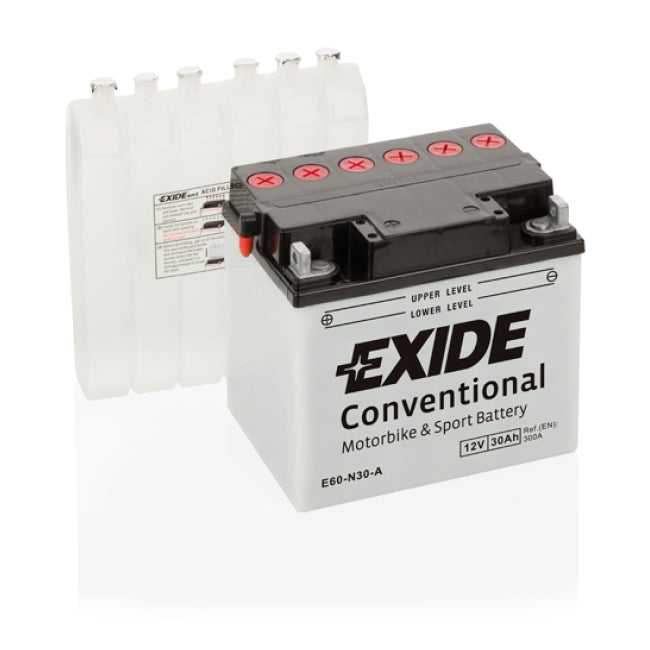 Batería Exide E60-N30-A Moto Conventional 12 V 30 Ah