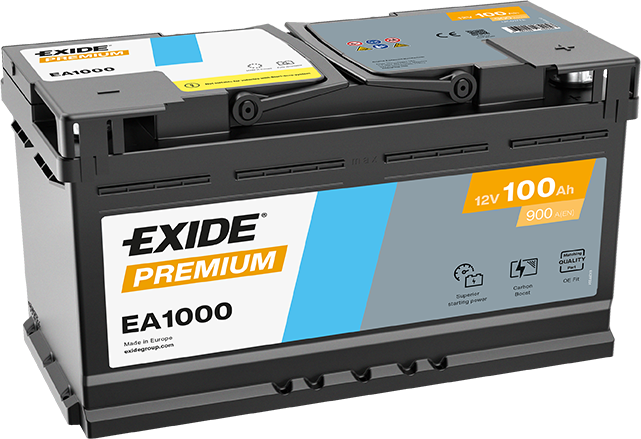 Batería Exide EA1000 Premium 12 V 100 Ah