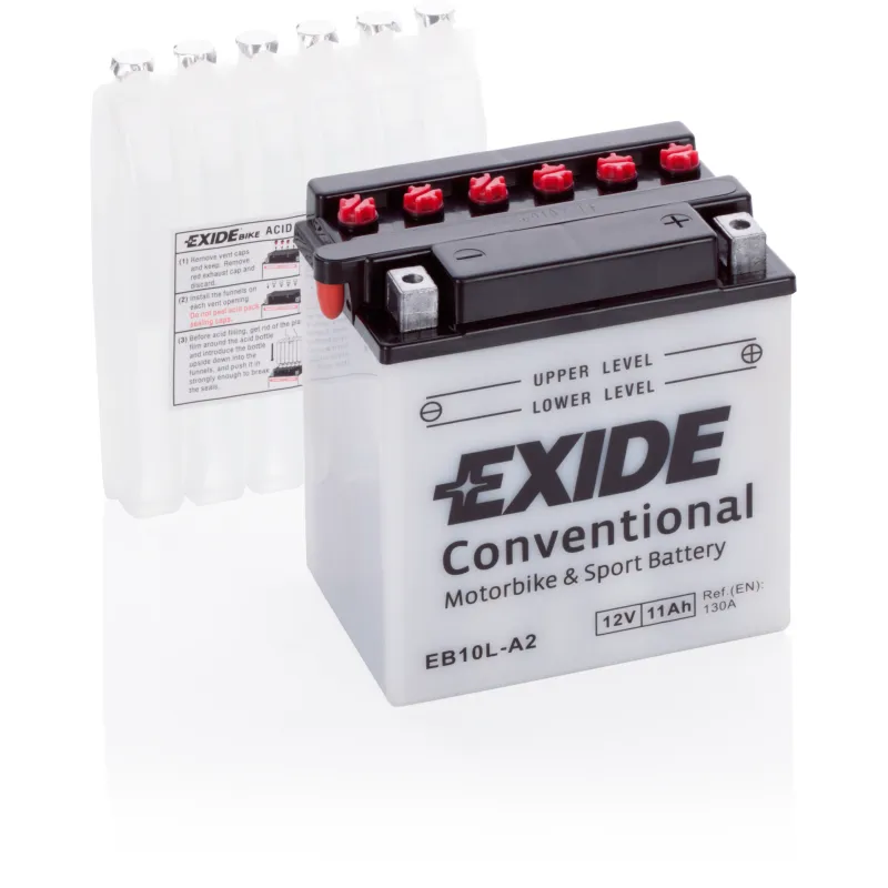 Batería Exide EB10L-A2 Moto Conventional 12 V 11 Ah