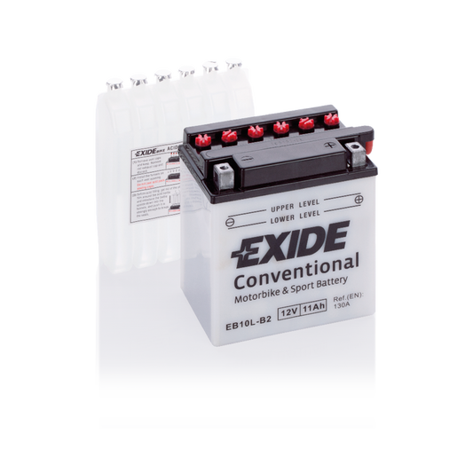 Batería Exide EB10L-B2 Moto Conventional 12 V 11 Ah