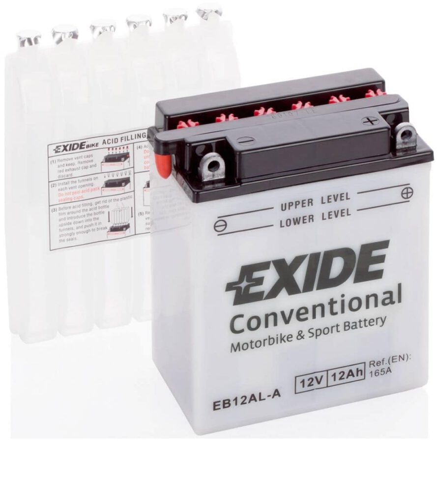 Batería Exide EB12AL-A Moto Conventional 12 V 12 Ah