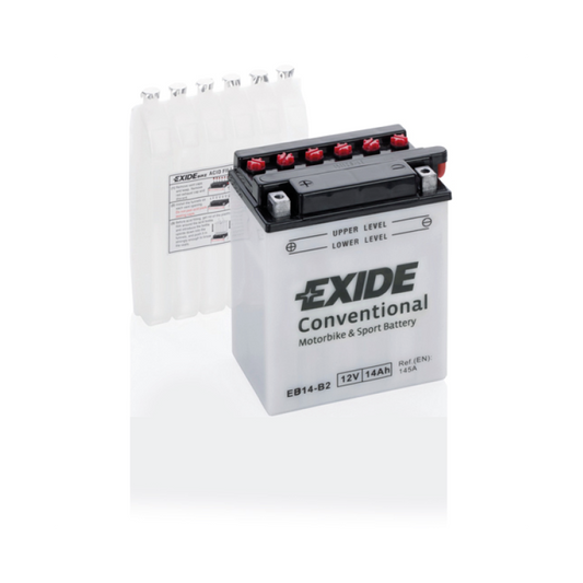 Batería Exide EB14-B2 Moto Conventional 12 V 14 Ah