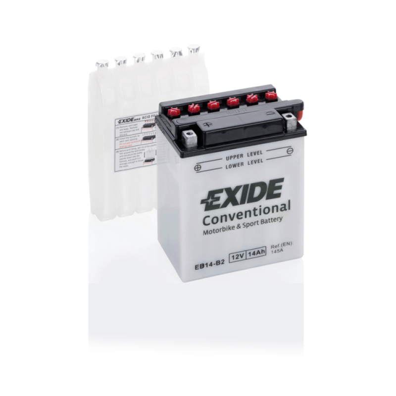 Batería Exide EB14-B2 Moto Conventional 12 V 14 Ah