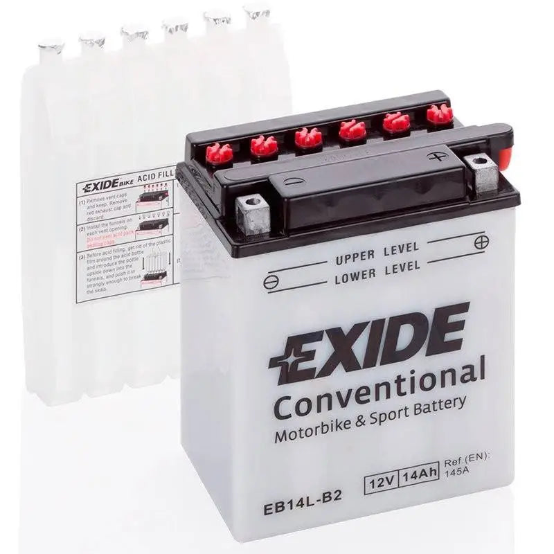 Batería Exide EB14L-B2 Moto Conventional 12 V 14 Ah