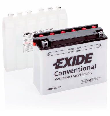 Batería Exide EB16AL-A2 Moto Conventional 12 V 16 Ah
