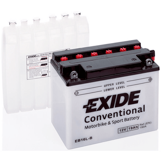 Batería Exide EB16L-B Moto Conventional 12 V 19 Ah