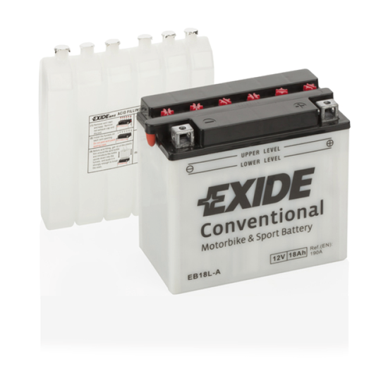 Batería Exide EB18L-A Moto Conventional 12 V 18 Ah
