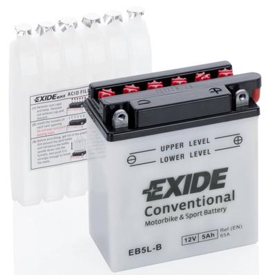 Batería Exide EB5L-B Moto Conventional 12 V 5 Ah