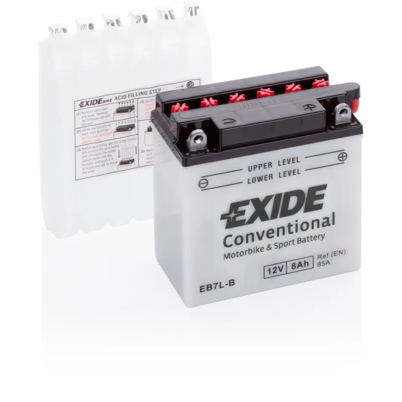 Batería Exide EB7L-B Moto Conventional 12 V 8 Ah