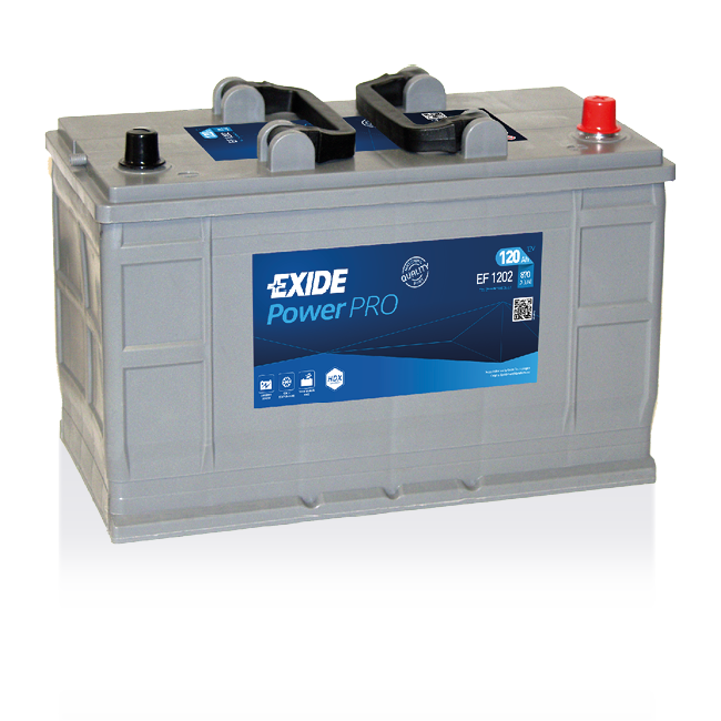 Batería Exide EF1202 Power Pro 12 V 120 Ah