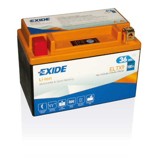 Batería Exide ELTX9 Moto Li-Ion 12 V 3 Ah