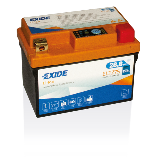 Batería Exide ELTZ7S Moto Li-Ion 12 V 2,4 Ah