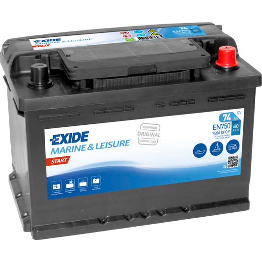 Batería Exide EN750 Marine Start 12 V 74 Ah