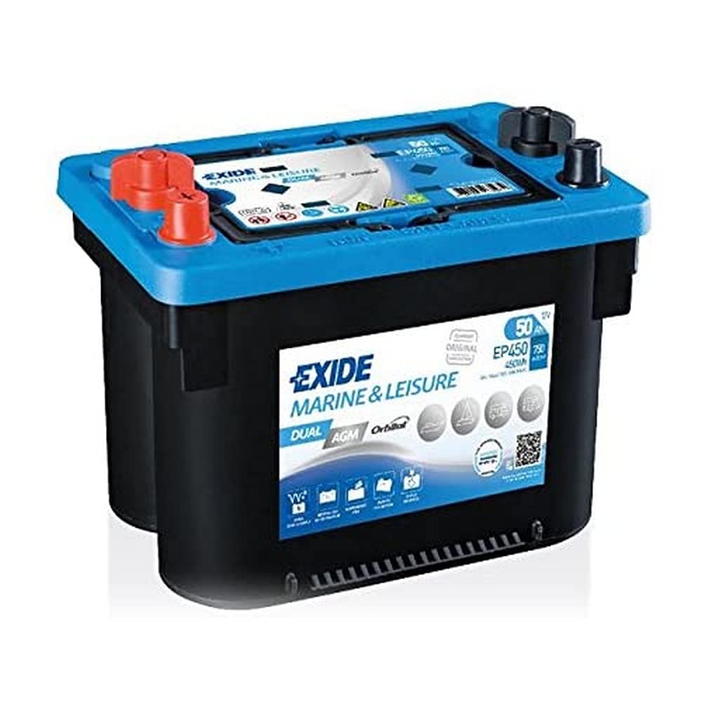 Batería Exide EP450 Marine Dual AGM 12 V 50 Ah