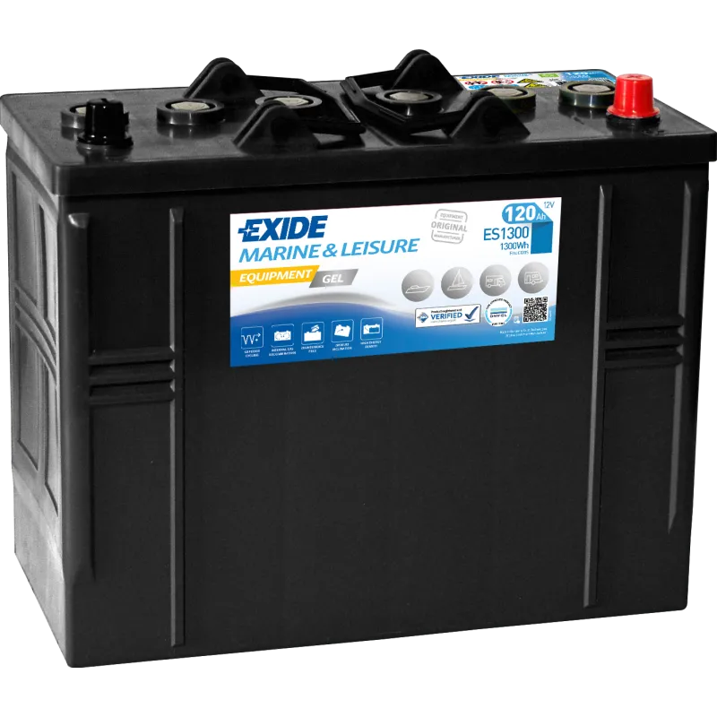 Batería Exide ES1300 Equipment Gel 12 V 120 Ah