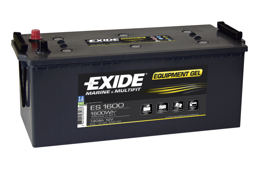 Batería Exide ES1600 Equipment Gel 12 V 140 Ah