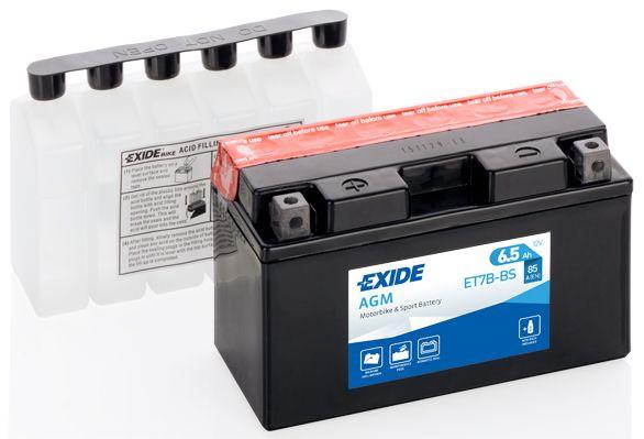 Batería Exide ET7B-BS Moto AGM 12 V 6,5 Ah