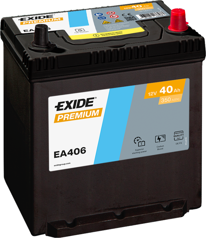 Batería Exide EA406 Premium 12 V 40 Ah