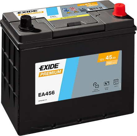 Batería Exide EA456 Premium 12 V 45 Ah
