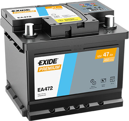 Batería Exide EA472 Premium 12 V 47 Ah