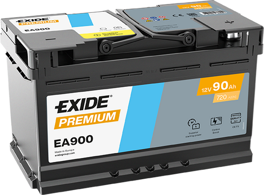 Batería Exide EA900 Premium 12 V 90 Ah
