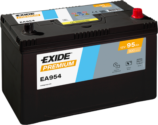 Batería Exide EA954 Premium 12 V 95 Ah