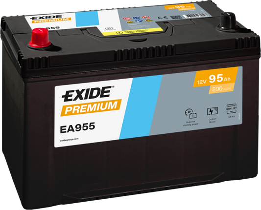 Batería Exide EA955 Premium 12 V 95 Ah