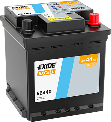 Batería Exide EB440 Excell 12 V 44 Ah