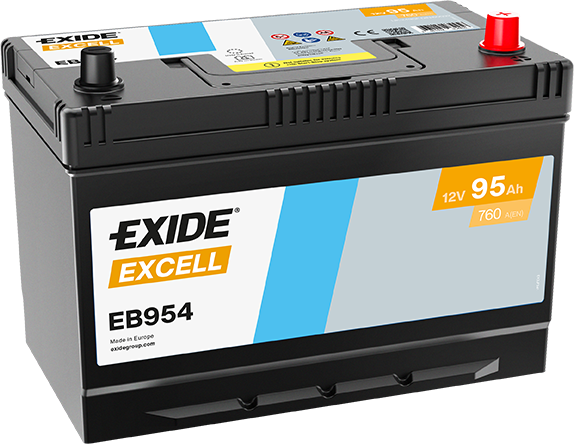 Batería Exide EB954 Excell 12 V 95 Ah