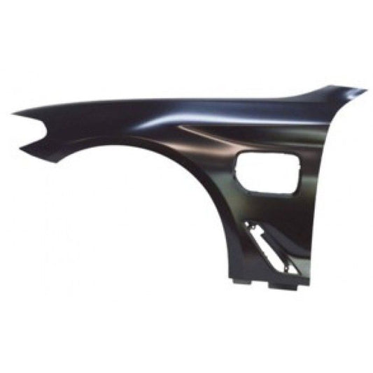 Aleta delantera de aluminio con orificio, versión híbrida — BMW S/5 G30/G31 (desde 01/2017) - izquierdo