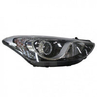 Faro con regulación eléctrica, motor e interior cromado (H7/H7/PY21W/W5W) — HYUNDAI I30 HATCHBACK (desde 2015) - derecho