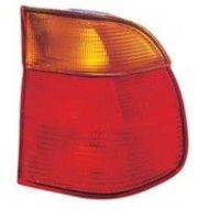 Piloto trasero (sección exterior, acabado amarillo/rojo familiar) — derecho — BMW E39 (desde 1995) — derecho
