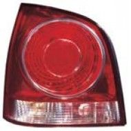 Piloto trasero (acabado rojo) — VOLKSWAGEN POLO (desde 2005) — izquierdo