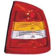 Piloto trasero (acabado rojo/blanco/amarillo 4 puertas 3 volúmenes) — OPEL ASTRA (desde 1998) — derecho