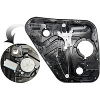 Elevalunas eléctrico trasero con panel, 5 puertas, con motor — HYUNDAI TUCSON (desde 09/2015) - derecho