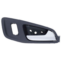 Manilla interior plateada y negra de puerta delantera — FORD C-MAX (desde 11/2010) - derecho