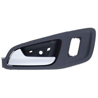 Manilla interior plateada y negra de puerta delantera — FORD C-MAX (desde 11/2010) - izquierdo