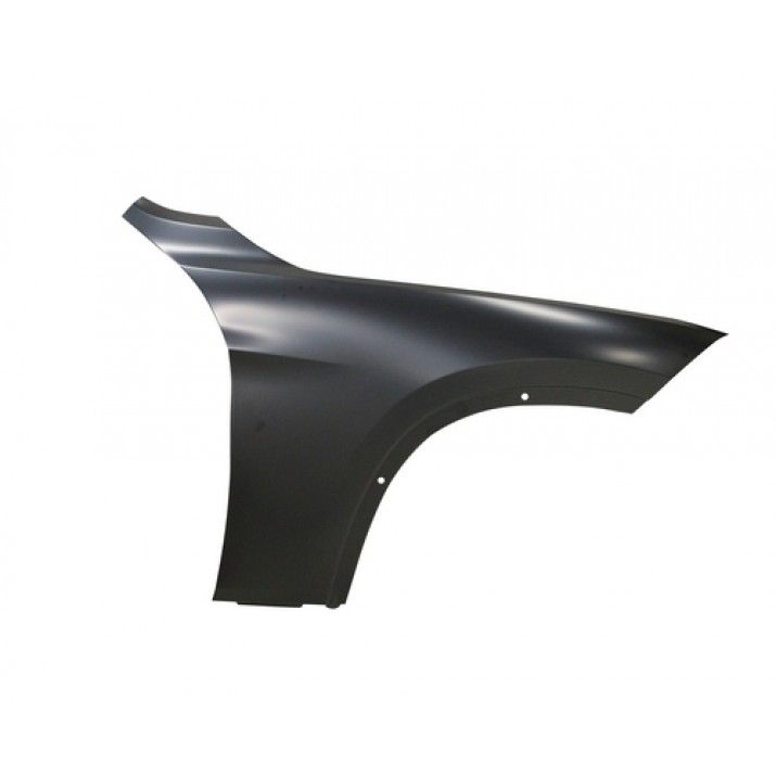 Aleta delantera de chapa sin orificio para intermitente — BMW X1 (desde 2009) - derecho