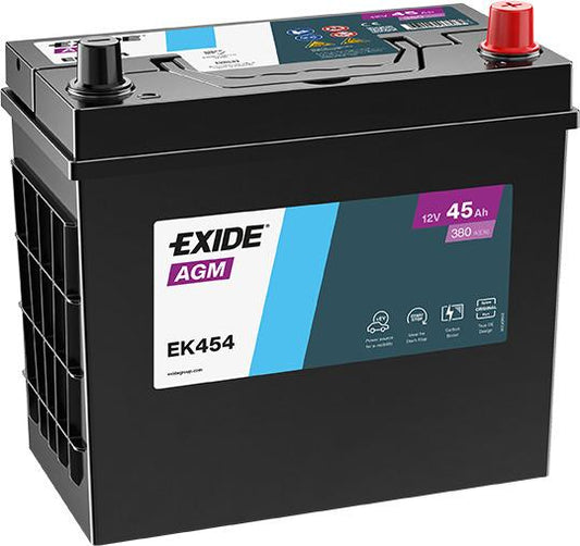 Batería Exide EK454 AGM Start-Stop 12 V 45 Ah