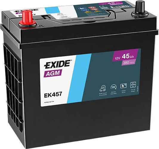 Batería Exide EK457 AGM Start-Stop 12 V 45 Ah