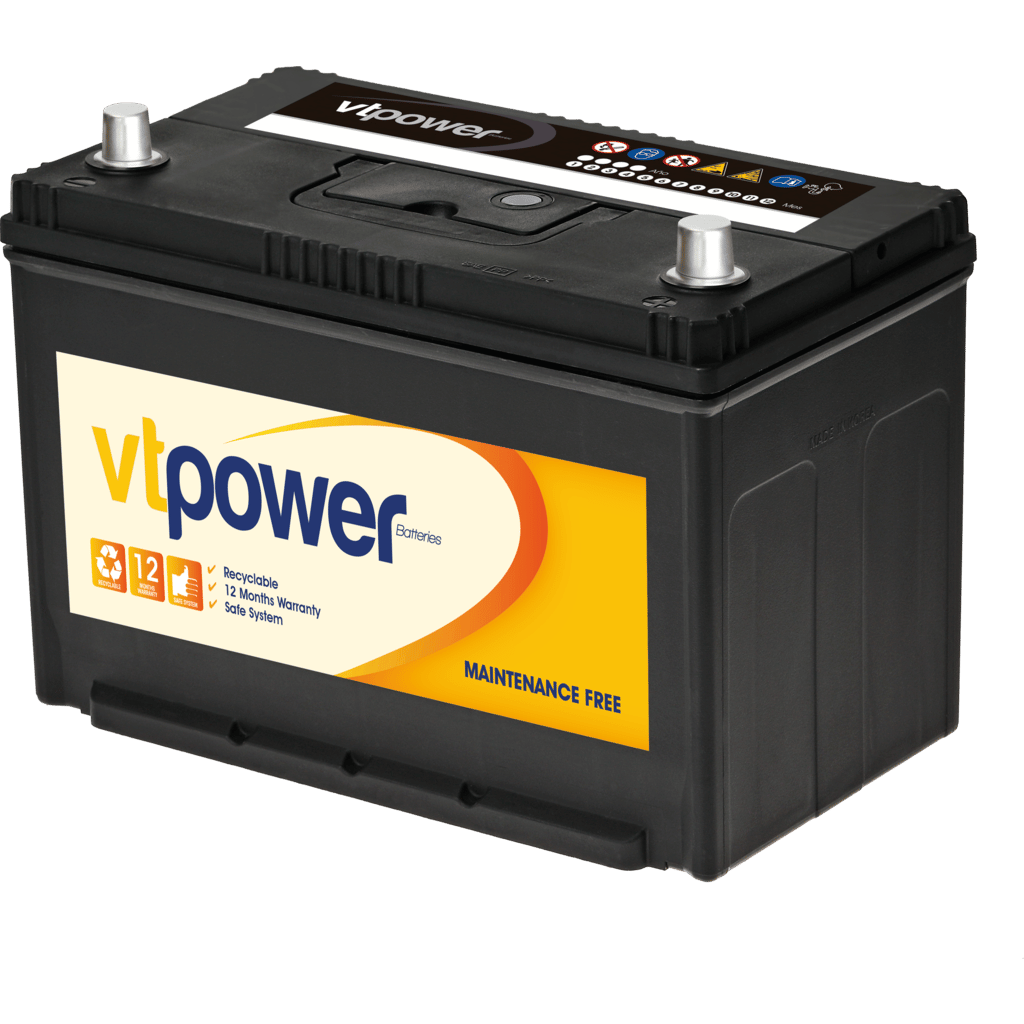 Batería VT Power VTJP100760D Asiática JIS 12 V 100 Ah