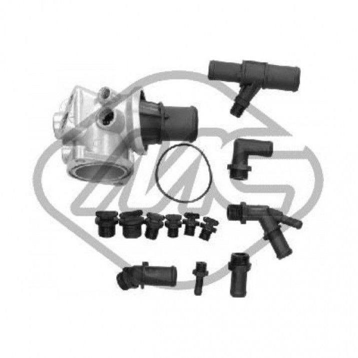 Carcasa del termostato para ALFA ROMEO 147 (937_) 1.9 JTD (937.AXF1A, 937.BXF1A)