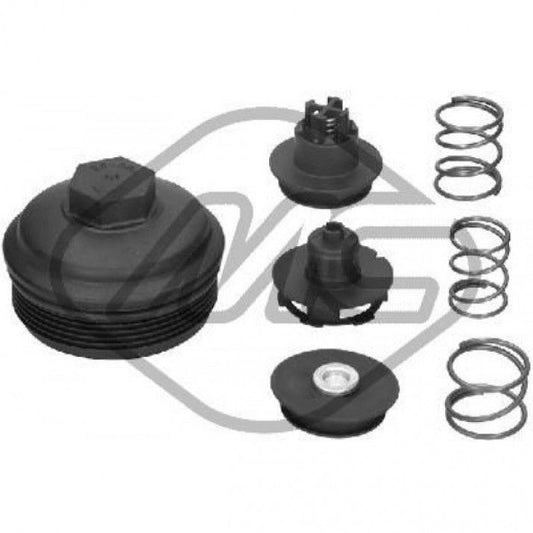 Tapa de la carcasa del filtro de aceite para AUDI A2 (8Z0) 1.2 TDI