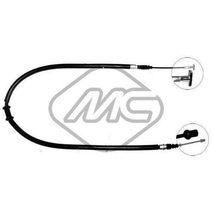 Cable del freno de estacionamiento para FIAT MULTIPLA (186_) 1.6 Blupower (186AMA1A)