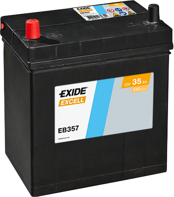 Batería Exide EB357 Excell 12 V 35 Ah