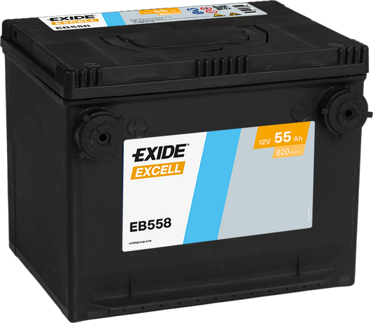 Batería Exide EB558 Excell 12 V 55 Ah