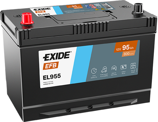 Batería Exide EL955 EFB Start-Stop 12 V 95 Ah