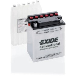 Batería Exide 12N14-3A Moto Conventional 12 V 14 Ah